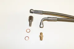 Oil feed line for VR6, 1.8T, R32 with oil restrictor 1.20 meter PTFE