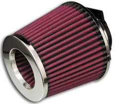 Open-style air filter / Cold AIR Intake 89mm with adapters for ø 85mm, 75mm, 70mm, and 60mm