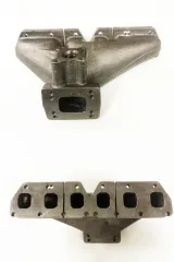 Rothe Turbo Exhaust Manifold R32 V6 Golf 4 S3 Nickel Casting T3 + T4 Flange + 38mm S2 Turbo Exhaust Manifold (slotted)
