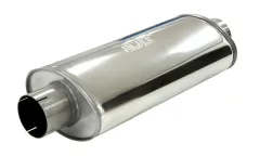 Silencer universal Simons ø 89mm 3,5" oval "Grand" 140x220mm L 500mm stainless steel