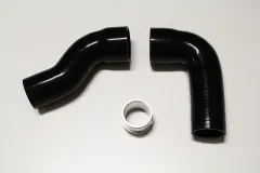 Silicone hoses black for upgrade intercooler 261004 for Golf 5, Golf 6 GTI