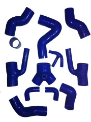 Silicone hose kit for Audi S4 Bi-Turbo 265PS 12-piece in blue