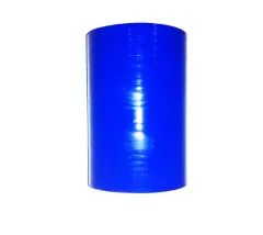 Silicone connector straight ø 80mm blue