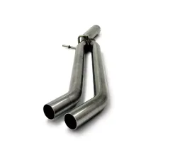 Simons Stainless steel racepipe center silencer replacement pipe 63.5 mm for Audi A4 A4 (B6/B7) 2WD Cabriolet 1.8T/2.0TFSI