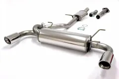 Simons stainless steel sports exhaust duplex 100 mm + 100 mm for Mazda MX-5, Miata Coupe & Convertible