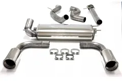 Simons stainless steel sports exhaust duplex 114 mm + 114 mm for Mazda 3 MPS MK2