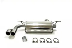 Simons stainless steel sports exhaust system 2x 80 mm for BMW F31 320i, 330i