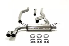 Simons Stainless steel sports exhaust system 2x 80 mm for BMW F33 420D