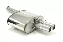 Simons Stainless Steel sport exhaust system 2x 80mm round for BMW 5 Series E61 550i V8 Touring