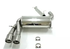 Simons Stainless steel sports exhaust system 2x80 mm for A3 (8P) Quattro 1.8TFSi/2.0TFSi