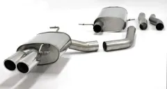 Simons Stainless steel sports exhaust system 2x80 mm for Audi A4 (B8) 2wd/Quattro sedan/avant/allroad/station wagon 1.8T/2.0T