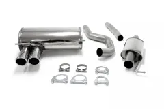 Simons Stainless Steel Sport Exhaust System 2x80 mm for BMW E93 323, 325 (N52 engine) 2005–2007 with EC approval (no registration required)