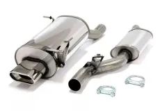 Simons Stainless steel sports exhaust system 70x140 mm for BMW Z3 1.8, Roadster & Coupe