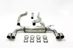 Simons stainless steel sports exhaust system Duplex 2x 80 mm for BMW F30 316D, 318D, 320D
