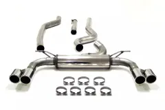 Simons stainless steel sports exhaust system Duplex 2x 80 mm for BMW F34 GT 318D, 320D