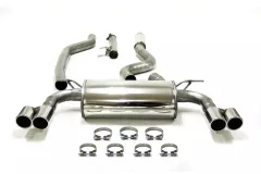 Simons stainless steel sports exhaust system Duplex 2x 80 mm for BMW F34 GT 320i