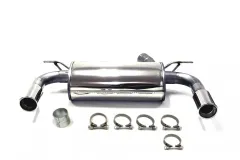 Simons stainless steel sports exhaust system Duplex 90 mm for BMW F31 320i, 330i