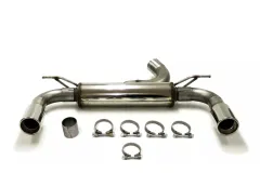 Simons stainless steel sports exhaust system Duplex 90 mm for BMW F33 420D