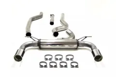 Simons Stainless steel sports exhaust system Duplex 90 mm for BMW F34 GT 318D, 320D