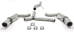 Simons Stainless steel sports exhaust system Duplex L+R 1x100 mm for Audi A5 (B8) 2wd/Quattro Coupe/Sportback/Cabrio 2.0TDI EC approval (registration-free)