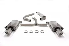 Simons Stainless steel sports exhaust duplex 90/120 mm + 90/120 mm oval for Opel Insignia Caravan 2WD 1.6T, 2.0T, 2.8T EC type approval #1