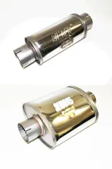 Simons Silencer for VW V6 24v Turbo 2 pieces with marking for registrations