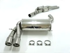 Sport exhaust for Audi RS3 8PA Sportback 2.5 TFSI 340PS ø 76mm stainless steel