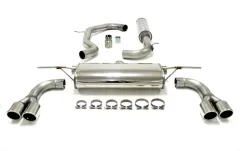 Sport exhaust for Golf 7 1.2 1.4 TSI ø 76mm stainless steel Duplex