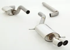 Sports exhaust for Passat 3C B6 1.8TSI, 2.0 TSI, 2.0 TDI ø 70mm made of stainless steel with EC approval (registration-free)