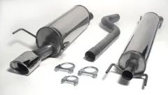 Sports exhaust Simons for Opel Astra H GTC hatchback ø 63.5mm made of stainless steel with EC approval (registration-free)