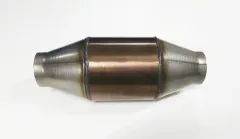 Sports cat / racing cat 200 cells ø 120mm - L 300mm stainless steel metal cat - EURO4