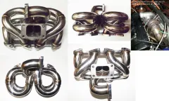 Turbo manifold for 16v Golf VW stainless steel manifold T3 flange + Audi RS2 WG flange