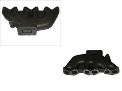 Turbo manifold VR6 12v exhaust manifold T3 + T4 flange + WG 38mm connection