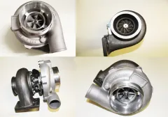 Turbocharger GT3076 HF High Flow 60A/R - 82A/R T3 flange - Vband connection, plain bearing