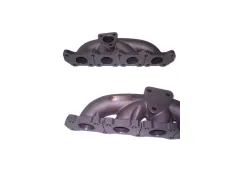 Upgrade turbo manifold 1.8T, slotted, cast nickel, Golf 4, A3 cast manifold K03, K04 with parts certificate according to § 19 abs.3 nr. 4 StVZO - engine transverse mounted