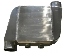 water-cooled intercooler up to 1000hp 89mm connections offset water-cooled