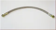 Water pipe steel flex approx. 50cm D08 with ring eye M14 on both sides