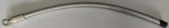 Water pipe steel flex approx. 60cm with M14 ring eye - other side open ø 12mm