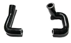 Water hoses made of silicone for VR6 on the oil cooler to the water pipe 2 pieces black 3-ply 5mm wall thickness